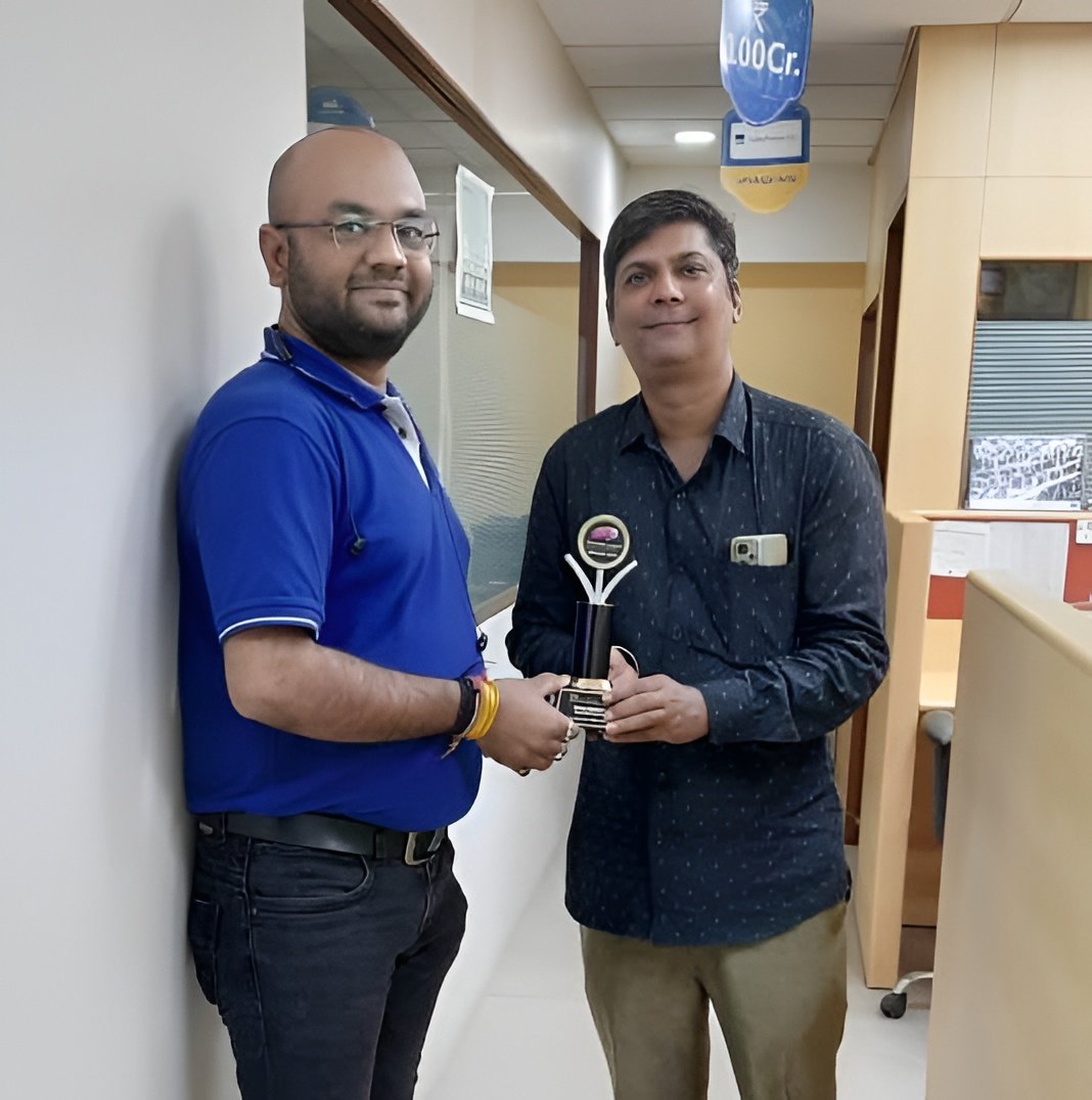 Namha Enterprise team receiving an award